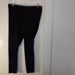 Spalding Black Yoga Capri Pants Sz 1X